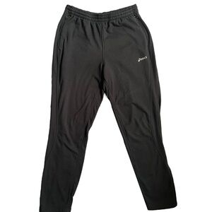 ASICS BLACK FLEECE CASUAL JOGGER SWEATPANTS SIZE M